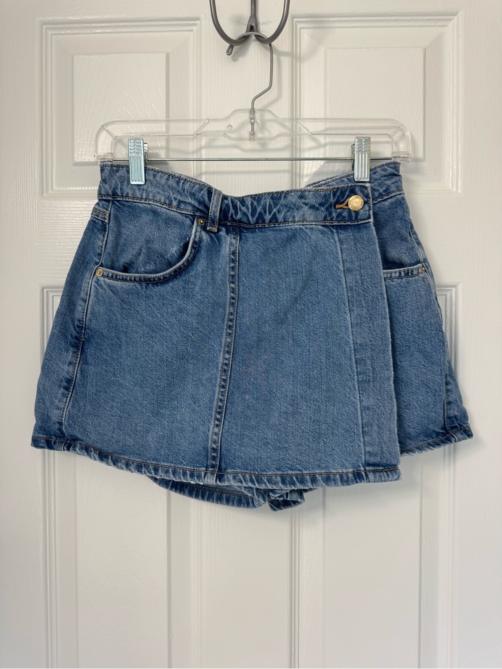Zara Blue Denim Skort